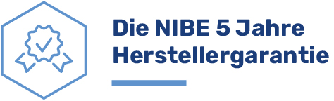 5 Jahre NIBE Herstellergarantie